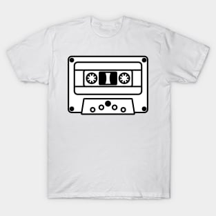 Balck and White Retro cassette T-Shirt